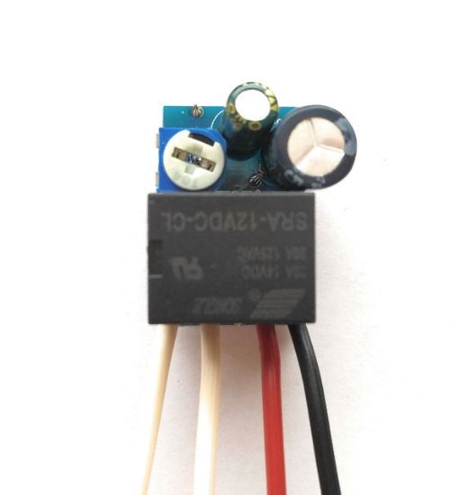 Picture of  mini SMD timer switch time relay 1 to 50 sec kit 10A delay OFF switch 12V