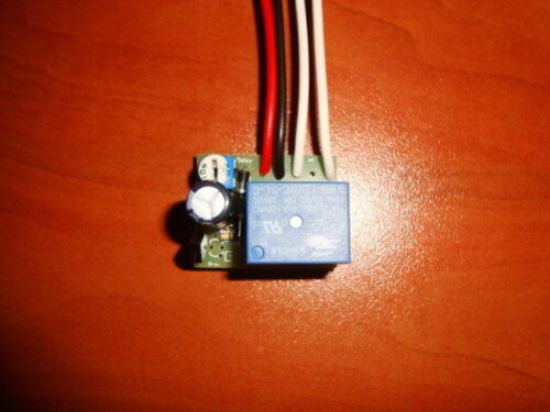 Picture of mini timer switch time relay 0 to 10 sec kit 12V / 12A delay on car daylights