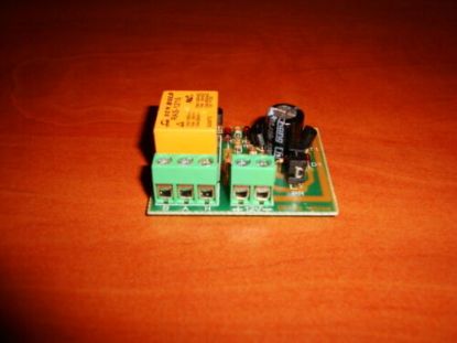 Picture of timer switch time relay 5 to 300 sec kit 10A 12V DC delay off