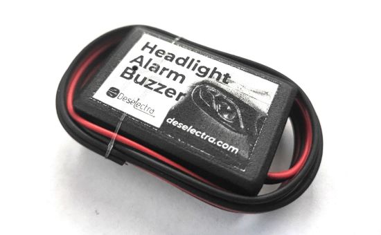 Deselectra. Car headlight on buzzer alarm reminder kit universal save your  car battery