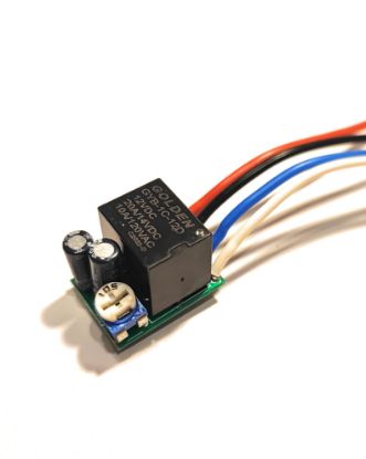 Picture of SMD car timer switch relay 1-150 sec delay stop off 12V 20A direct 12V out auto
