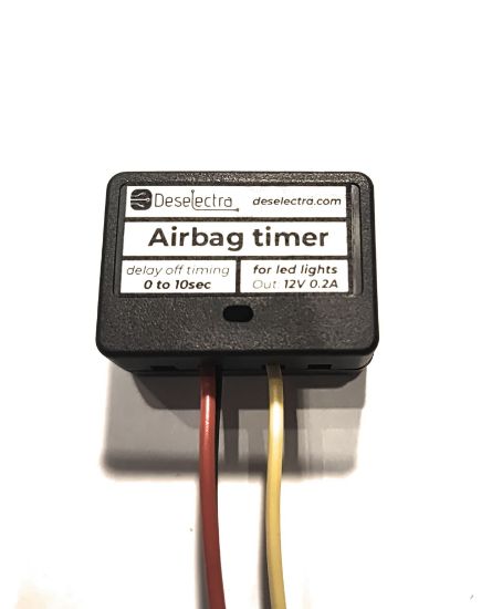 Picture of LED Car Airbag and ABS Warning Light Timer Switch, Adjustable Delay Off 1-10sec, 12V