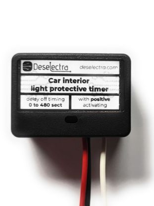 Picture of Positive car dome interior light timer 0-480sec prevent battery drain delay off