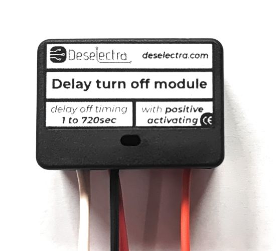 Picture of Car DRL led front lights delay turn off timer switch 1 to 90/720s 12V 20A box