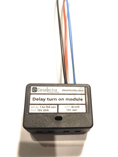 Picture of Timer switch relay 0-150 sec kit delay ON car daylights direct 12V out 20A