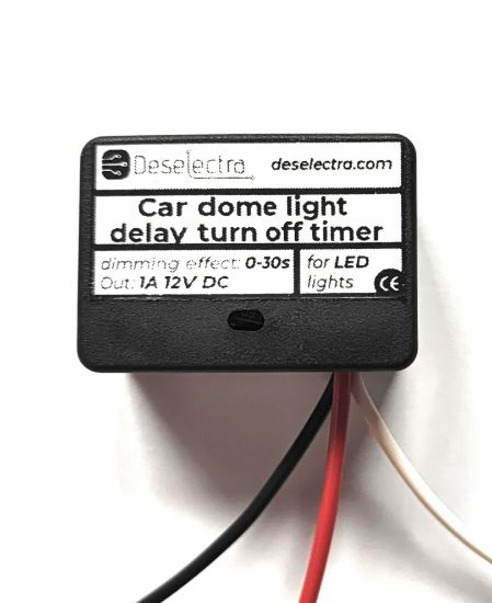 Picture of Led car dome interior light delay switch module with dimming effect 1 to 30 sec
