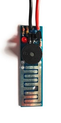 Picture of Mini rain alarm detection water activated leaph humidity sensor alarm kit 12V