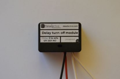 Picture of Car universal micro timer switch time delay off relay module 0 - 40 sec 20A 12V