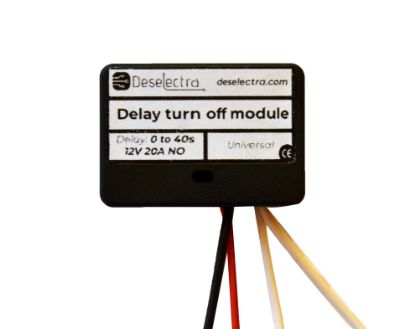 Picture of Boxed car timer switch time relay 0 - 40/90sec 12V 20A delay off universal