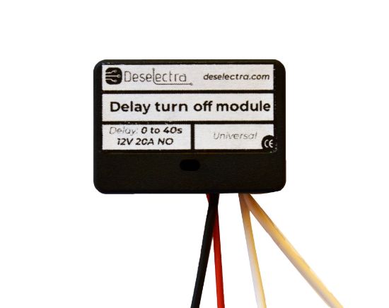 Bild von Gehäuse Auto Zeitrelais, Delay OFF 0–40/90 Sek., 12V 20A, universell