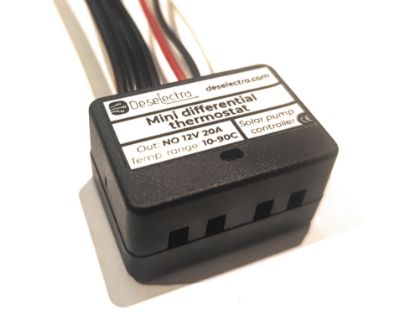 Снимка на Компактен диференциален термостат за соларни системи за отопление на вода, 12-220V, 10A