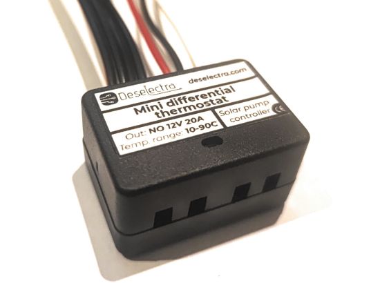 Снимка на Компактен диференциален термостат за соларни системи за отопление на вода, 12-220V, 10A